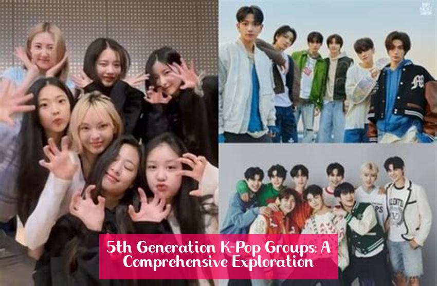 5th Generation K-Pop Groups: A Comprehensive Exploration