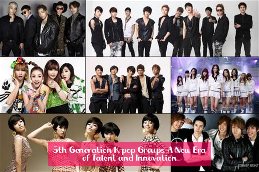 5th Generation K-pop Groups: A New Era of Talent and Innovation