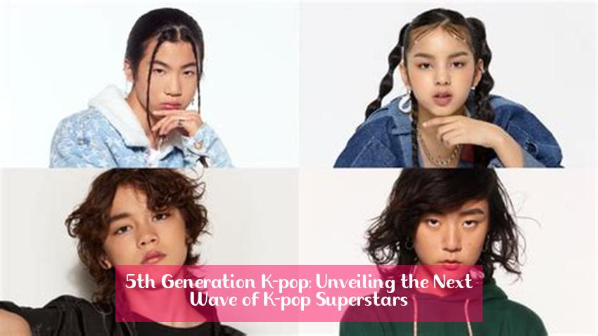 5th Generation K-pop: Unveiling the Next Wave of K-pop Superstars
