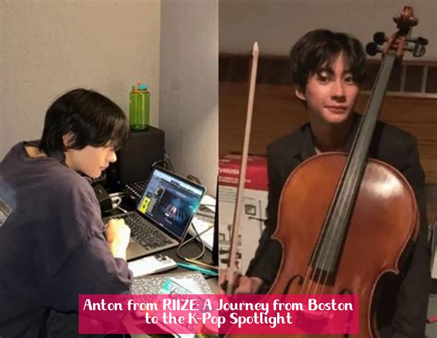 Anton from RIIZE: A Journey from Boston to the K-Pop Spotlight