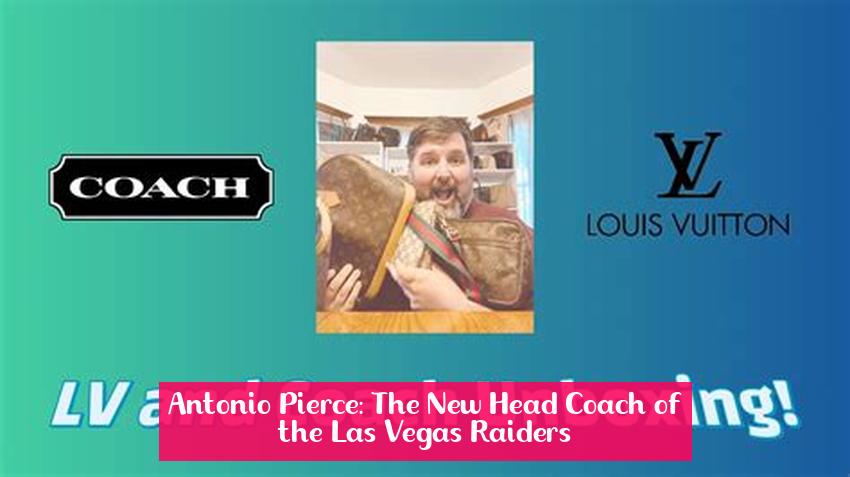 Antonio Pierce: The New Head Coach of the Las Vegas Raiders