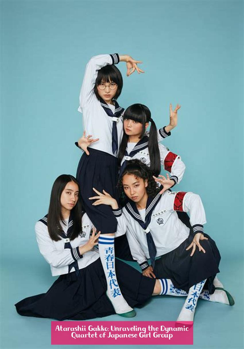 Atarashii Gakko: Unraveling the Dynamic Quartet of Japanese Girl Group