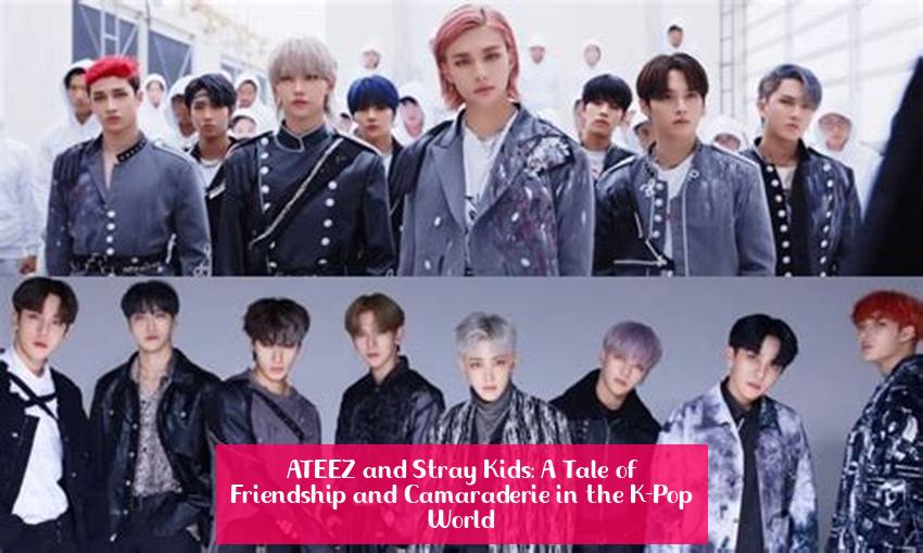 ATEEZ and Stray Kids: A Tale of Friendship and Camaraderie in the K-Pop World