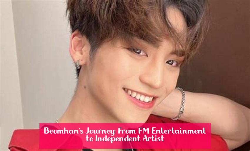 Beomhan's Journey: From FM Entertainment to Independent Artist