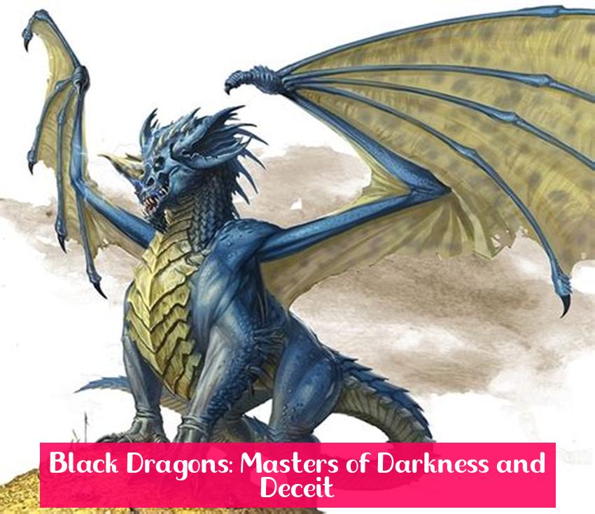 Black Dragons: Masters of Darkness and Deceit