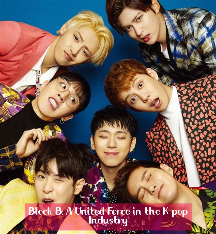 Block B: A United Force in the K-pop Industry
