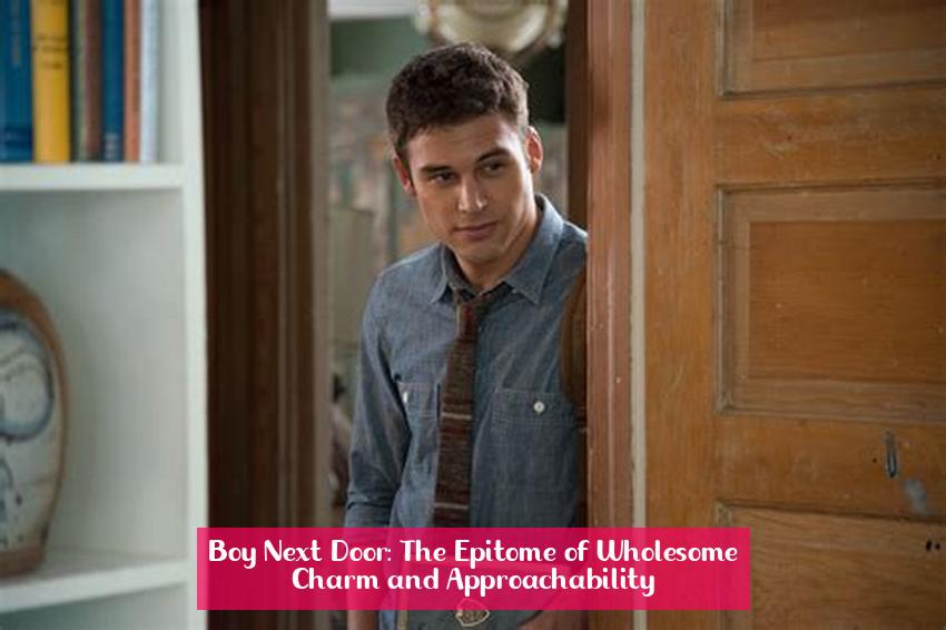 Boy Next Door: The Epitome of Wholesome Charm and Approachability