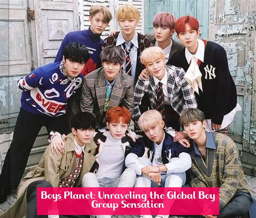 Boys Planet: Unraveling the Global Boy Group Sensation