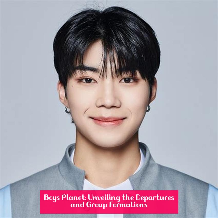 Boys Planet: Unveiling the Departures and Group Formations