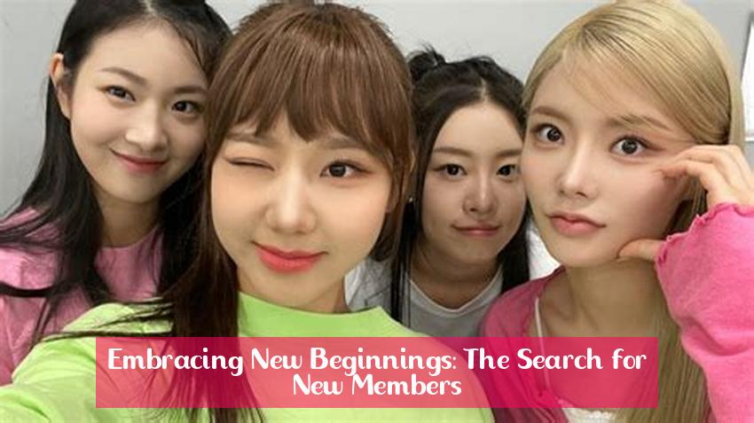 Embracing New Beginnings: The Search for New Members