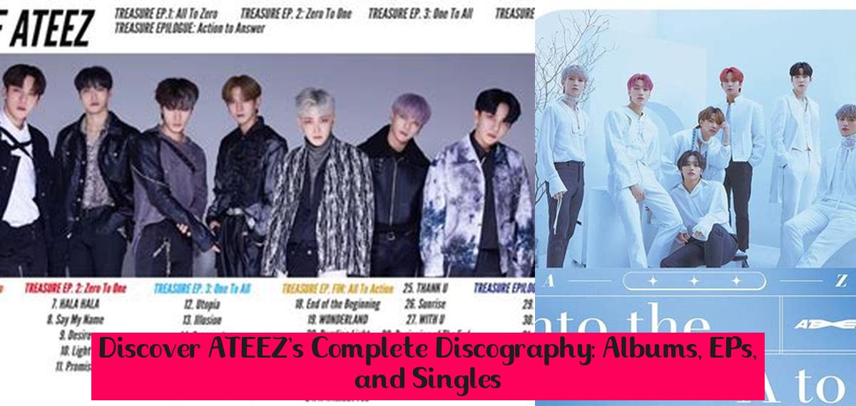 Discover ATEEZ's Complete Discography Albums, EPs, and Singles Tahiti Japan — Kpop Culture