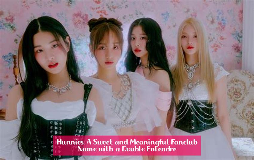 Hunnies: A Sweet and Meaningful Fanclub Name with a Double Entendre