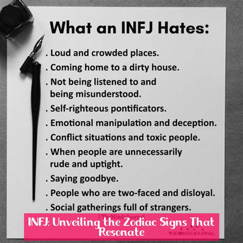 INFJ: Unveiling the Zodiac Signs That Resonate