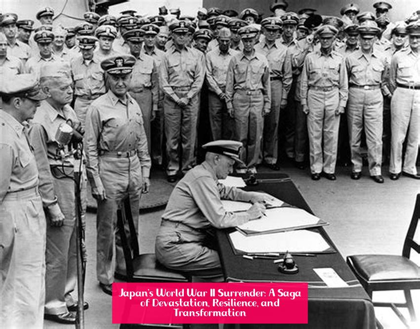 Japan's World War II Surrender: A Saga of Devastation, Resilience, and Transformation
