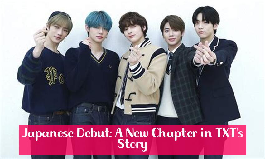 Japanese Debut: A New Chapter in TXT's Story