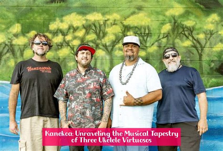 Kanekoa: Unraveling the Musical Tapestry of Three Ukelele Virtuosos