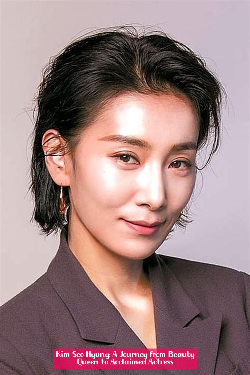 Kim Seo Hyung: A Journey from Beauty Queen to Acclaimed Actress