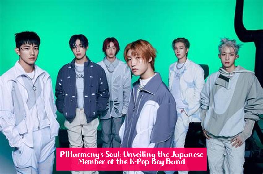 P1Harmony's Soul: Unveiling the Japanese Member of the K-Pop Boy Band