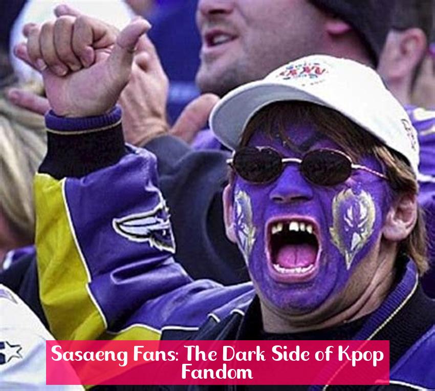 Sasaeng Fans: The Dark Side of Kpop Fandom