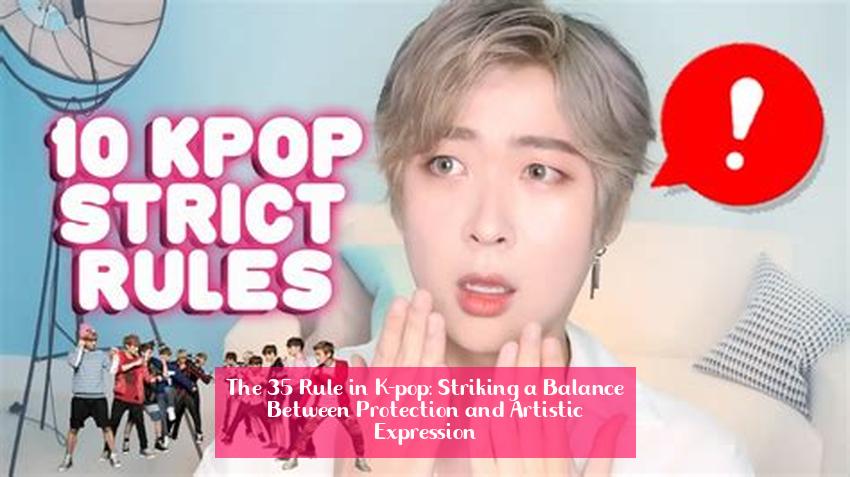The 35 Rule in K-pop: Striking a Balance Between Protection and Artistic Expression