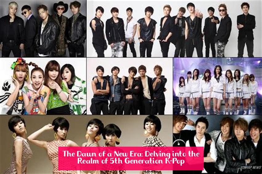 The Dawn of a New Era: Delving into the Realm of 5th Generation K-Pop