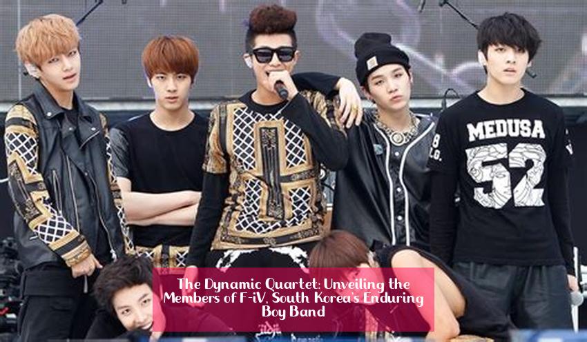 The Dynamic Quartet: Unveiling the Members of F-iV, South Korea's Enduring Boy Band