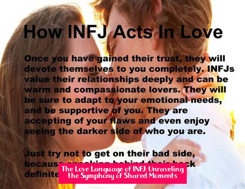 The Love Language of INFJ: Unraveling the Symphony of Shared Moments