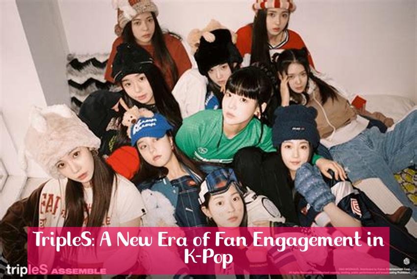 TripleS: A New Era of Fan Engagement in K-Pop