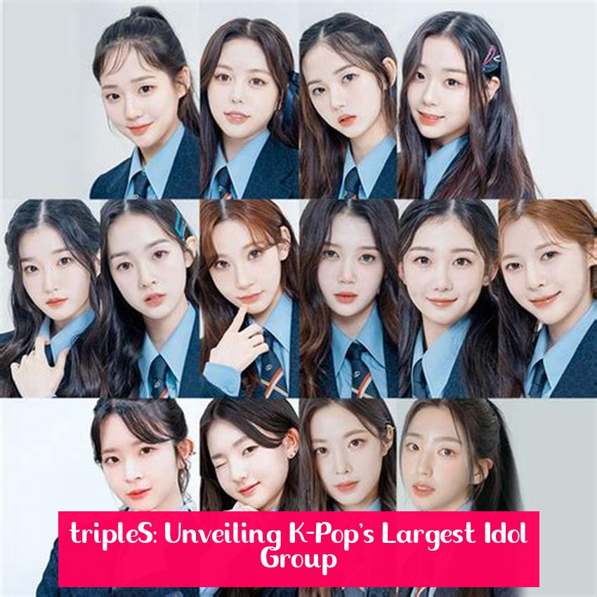 tripleS: Unveiling K-Pop's Largest Idol Group