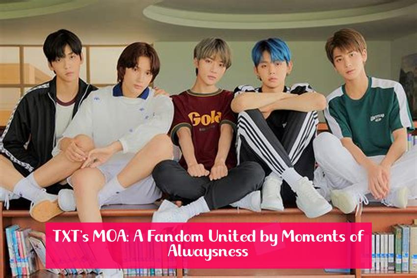 TXT's MOA: A Fandom United by Moments of Alwaysness