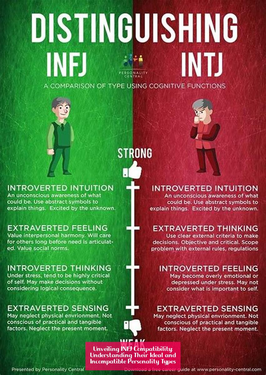 Unveiling INFJ Compatibility: Understanding Their Ideal and Incompatible Personality Types