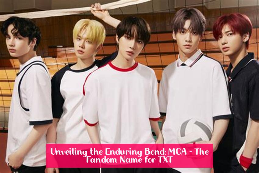 Unveiling the Enduring Bond: MOA - The Fandom Name for TXT