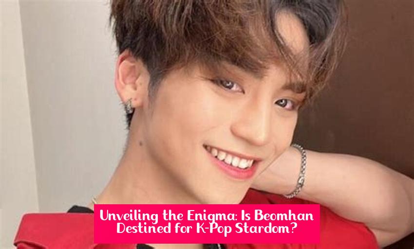 Unveiling the Enigma: Is Beomhan Destined for K-Pop Stardom?
