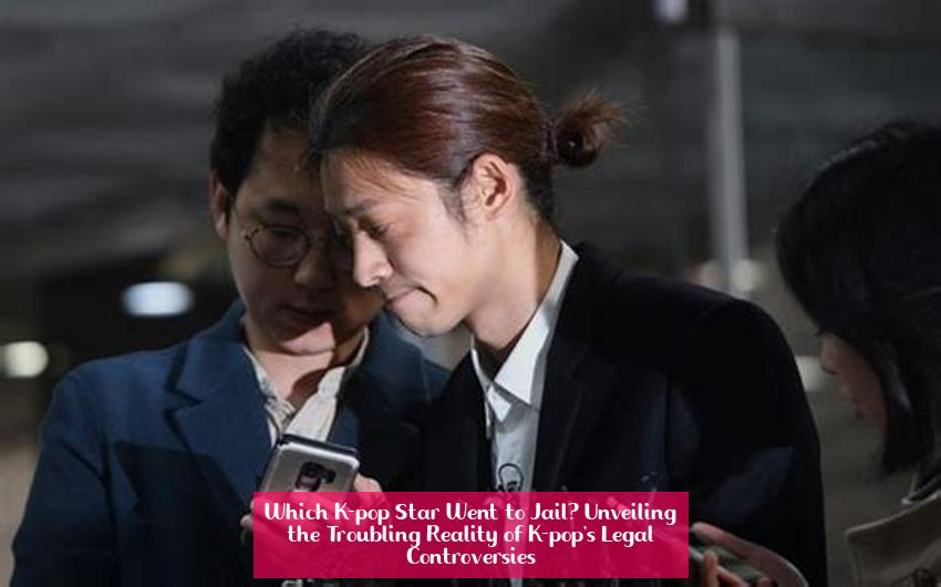 Which K-pop Star Went to Jail? Unveiling the Troubling Reality of K-pop's Legal Controversies