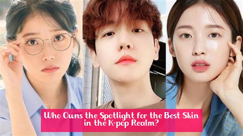 Who Owns the Spotlight for the Best Skin in the K-pop Realm?