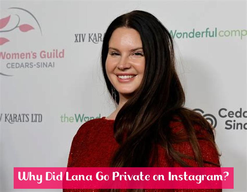 Why Did Lana Go Private on Instagram?